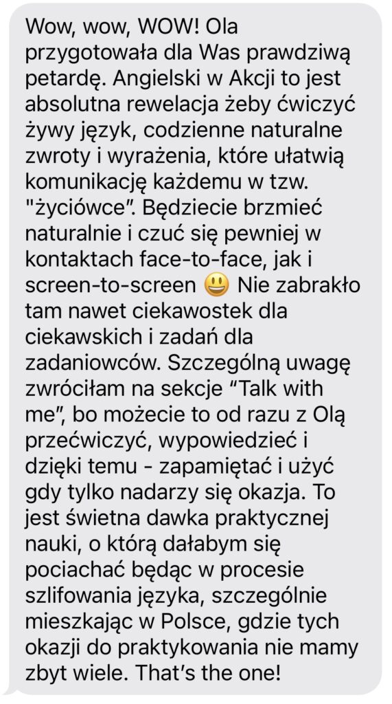 angielski w akcji opinie